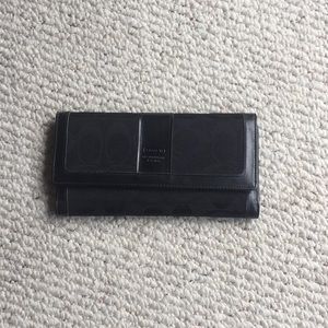 Black coach wallet